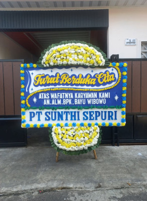 Papan Bunga Duka di Battang
